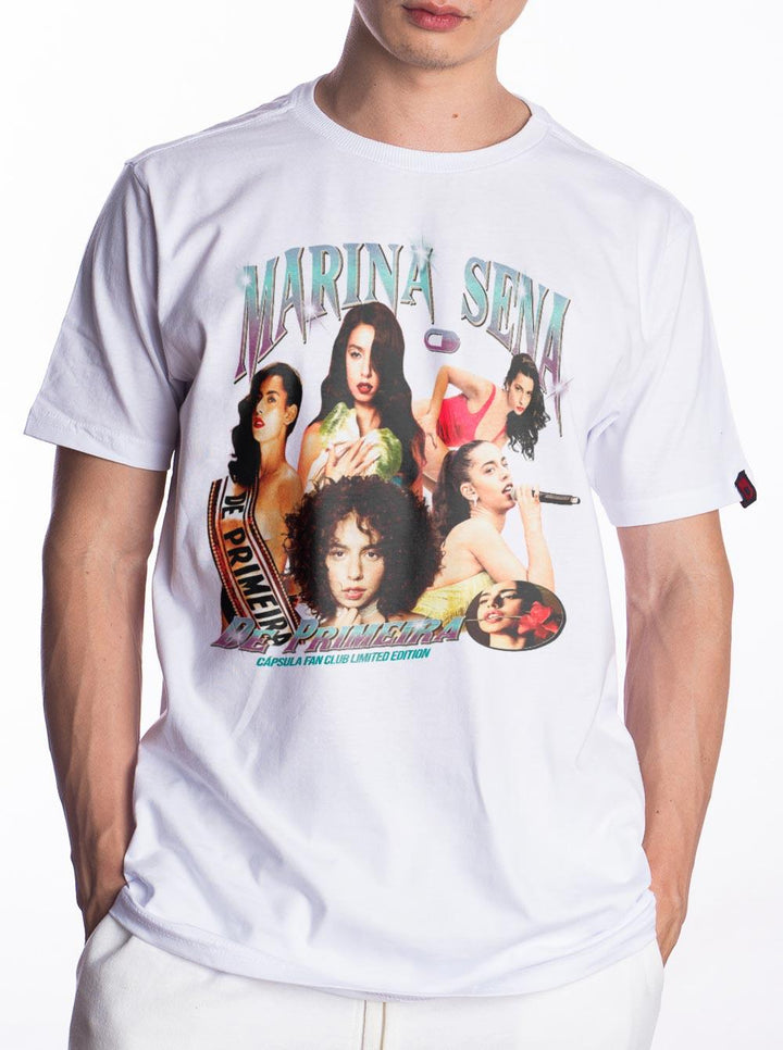 Camiseta Marina Sena Fan Club - Cápsula Shop