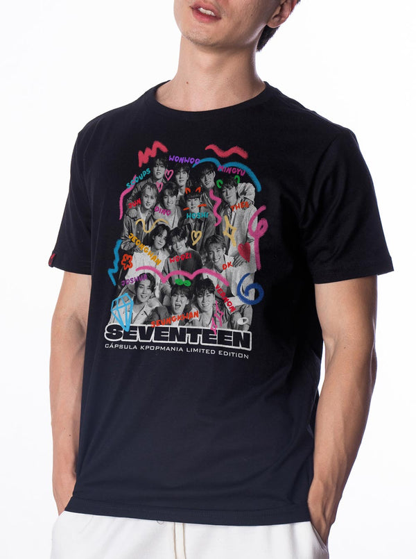 Camiseta Seventeen Kpopmania