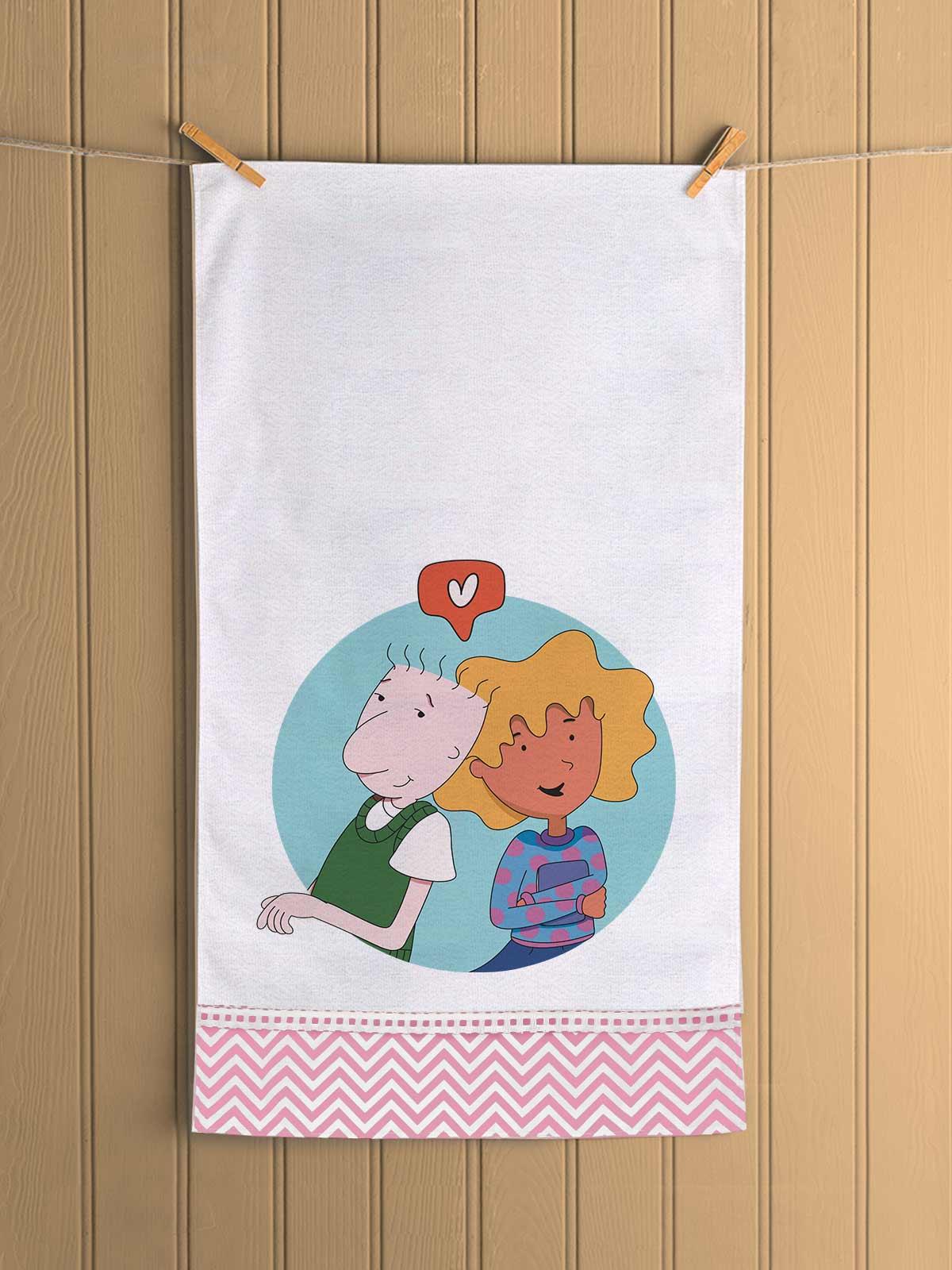 Pano de Prato Doug Funny e Patty Maionese Joga Pedra na Geni Cápsula Shop