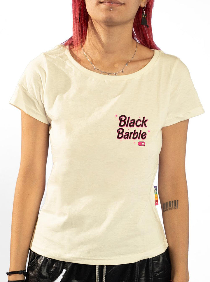 Baby Look Black Barbie - Cápsula Shop