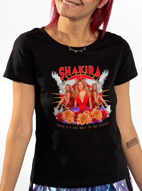 Baby Look Shakira Nirvana - Cápsula Shop