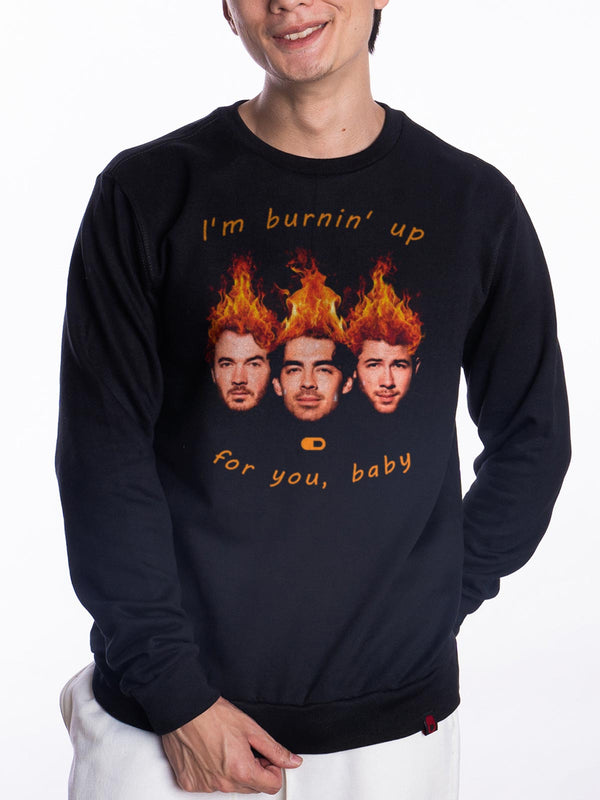 Blusa de Moletom Jonas Brothers Burnin' Up