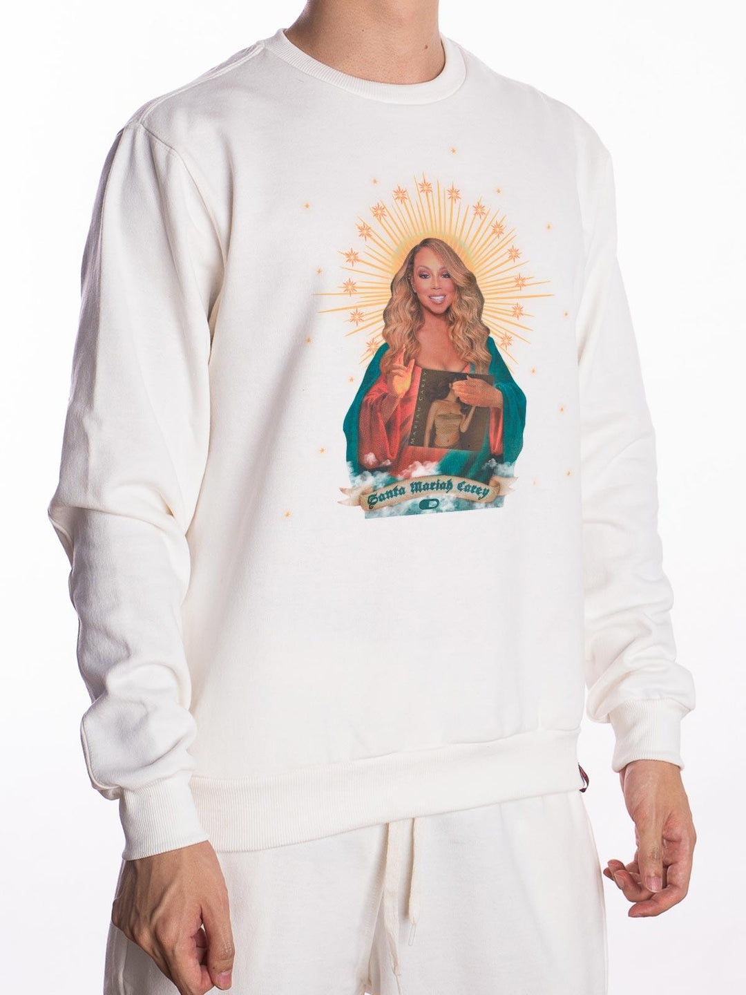 Blusa de Moletom Santa Mariah Carey