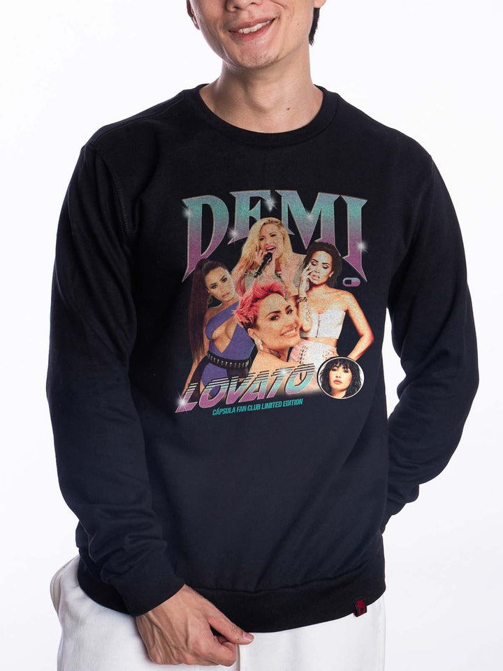 Blusa de Moletom Demi Lovato Fan Club - Cápsula Shop