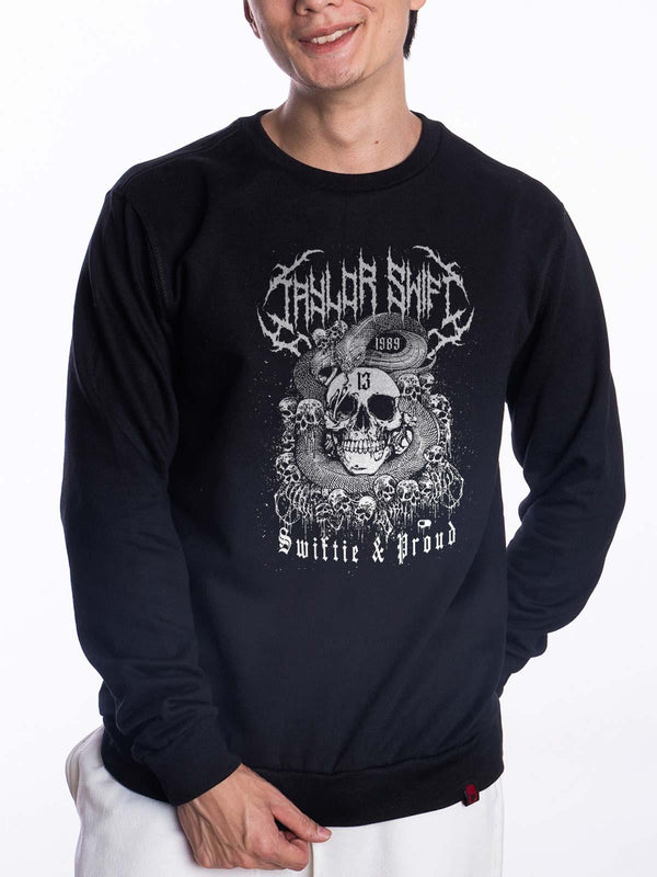 Blusa de Moletom Taylor Swift Death Metal - Cápsula Shop