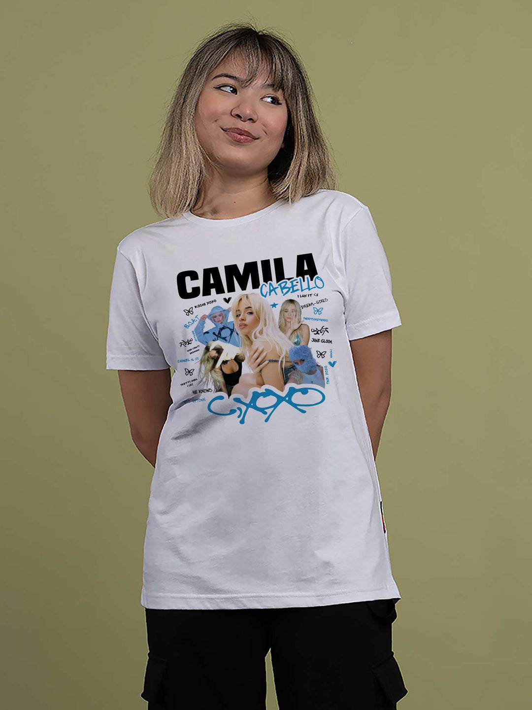 Camiseta Camila Cabello C,XOXO KaiCabello
