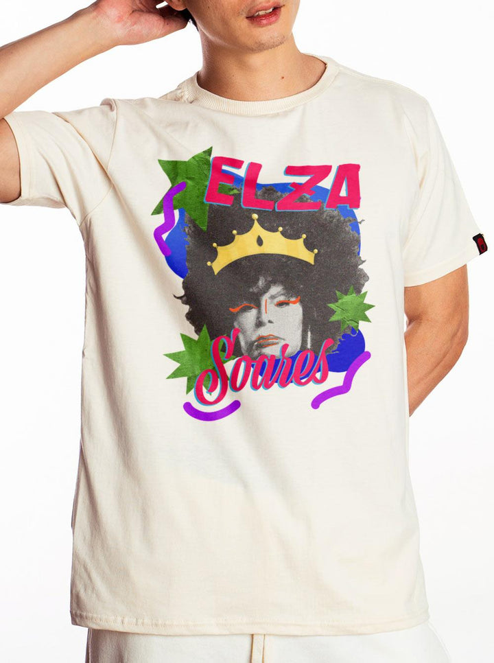 Camiseta Elza Soares Tropical Pop DoisL - Cápsula Shop