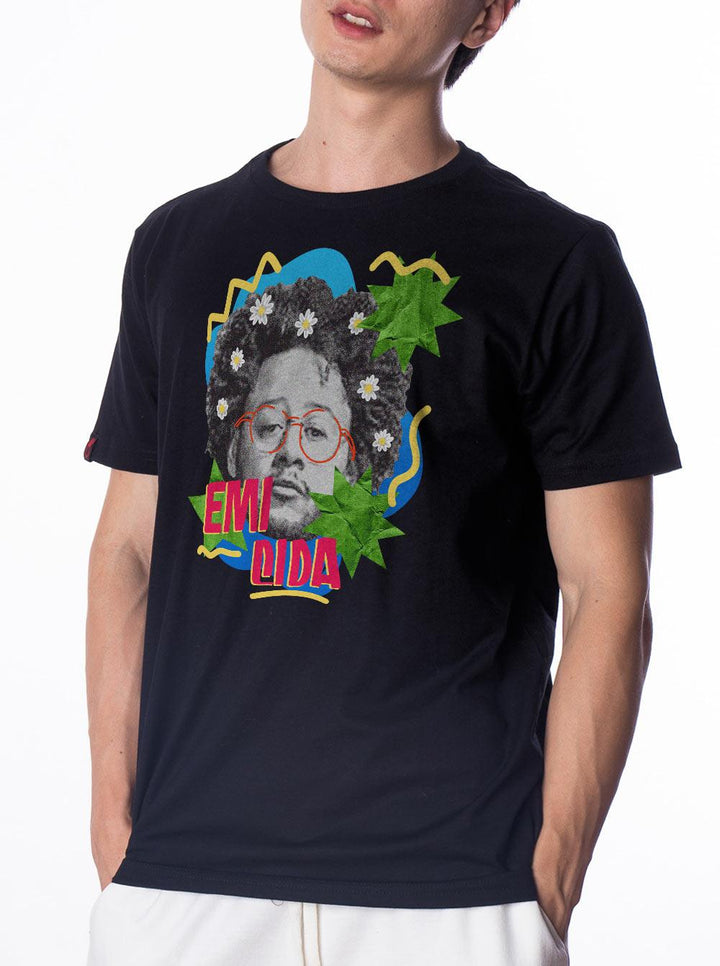 Camiseta Emicida Tropical Pop DoisL - Cápsula Shop
