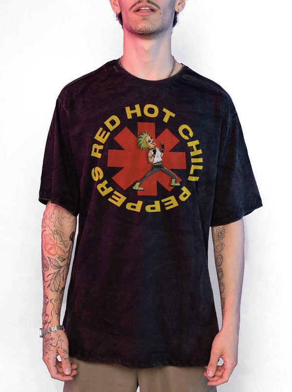 Camiseta Estonada Red Hot Punk Girl Joga Pedra Na Geni - Cápsula Shop
