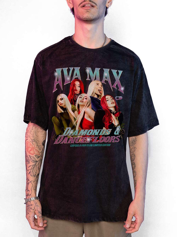 Camiseta Estonada Ava Max Fan Club - Cápsula Shop