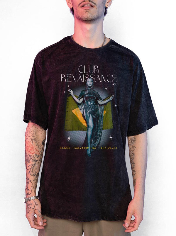 Camiseta Estonada Beyoncé Club Renaissance Brasil - Cápsula Shop