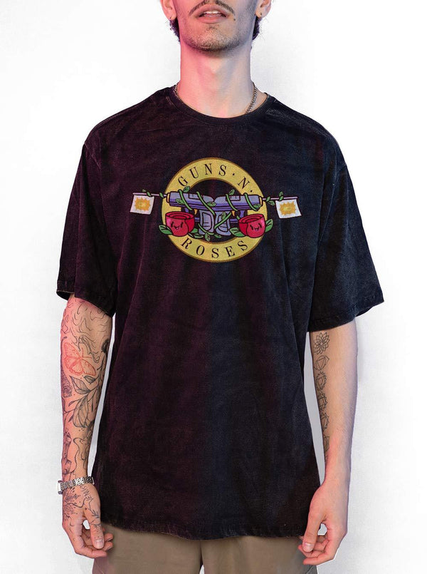 Camiseta Estonada Guns N Roses Cute - Cápsula Shop
