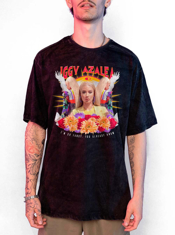 Camiseta Estonada Iggy Azalea Nirvana - Cápsula Shop