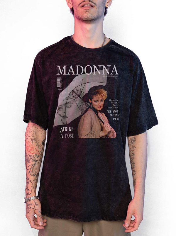 Camiseta Estonada Madonna Vogue