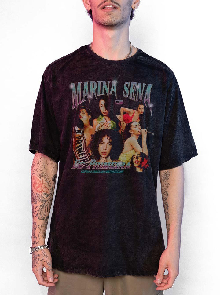 Camiseta Estonada Marina Sena Fan Club - Cápsula Shop