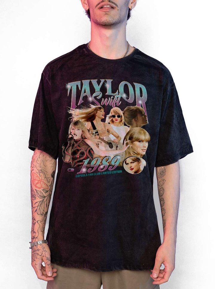 Camiseta Estonada Taylor Swift Fan Club - Cápsula Shop
