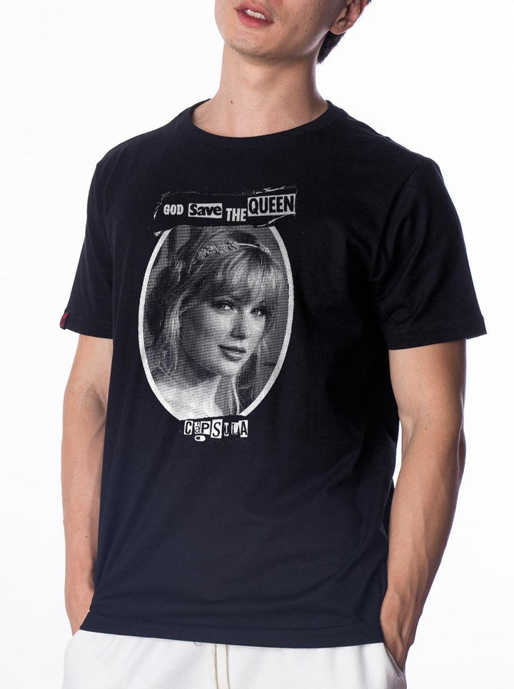 Camiseta God Save The Queen Taylor Swift - Cápsula Shop