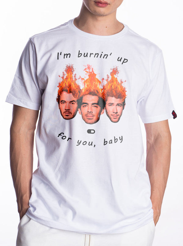 Camiseta Jonas Brothers Burnin' Up