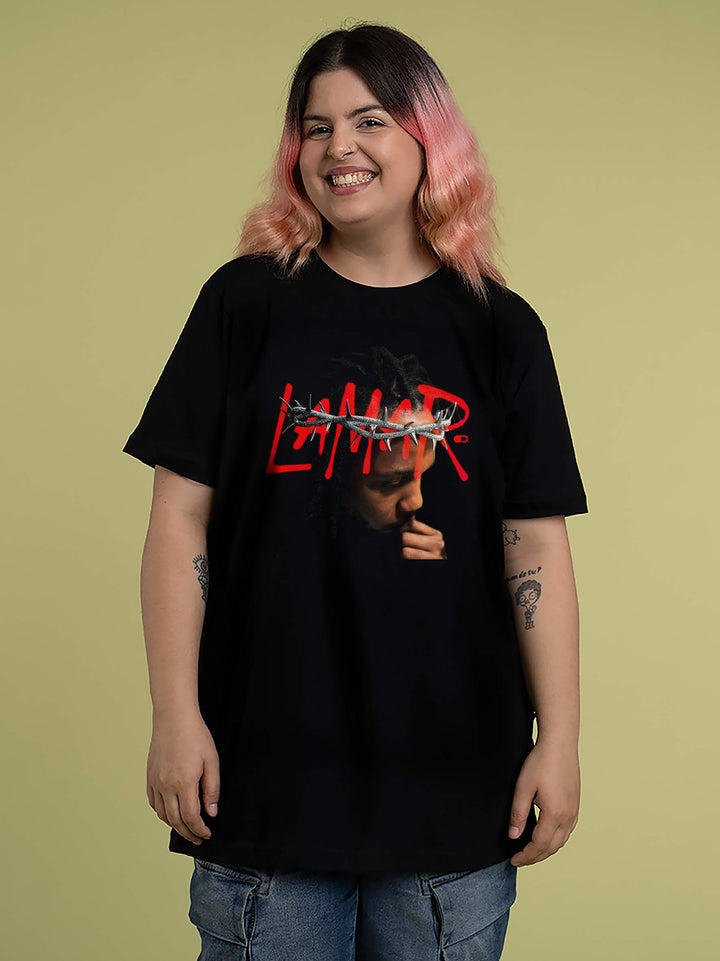Camiseta Kendrick Lamar Face Card