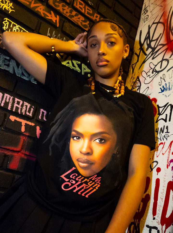 Camiseta Lauryn Hill Face Card