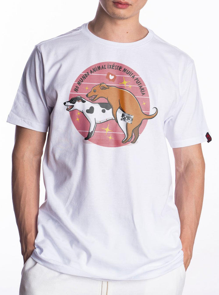 Camiseta Mamonas Assassinas Mundo Animal Joga Pedra Na Geni - Cápsula Shop