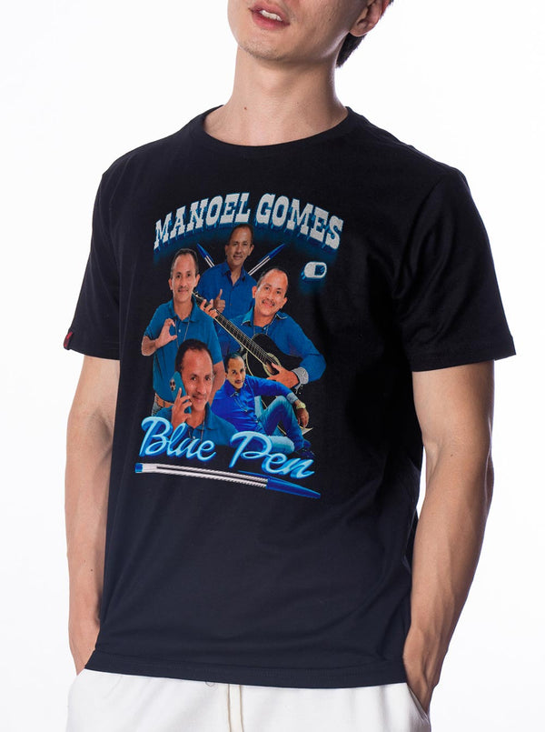 Camiseta Manoel Gomes Blue Pen