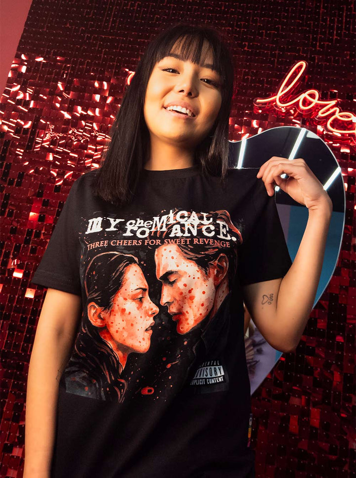 Camiseta My Chemical Romance Edward e Bella