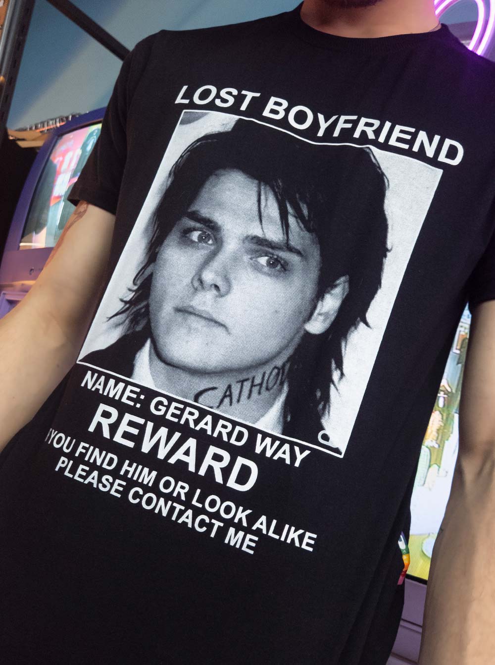 Camiseta Gerard Way Lost Boyfriend