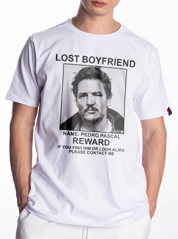Camiseta Pedro Pascal Lost Boyfriend Masculina - Cápsula Shop