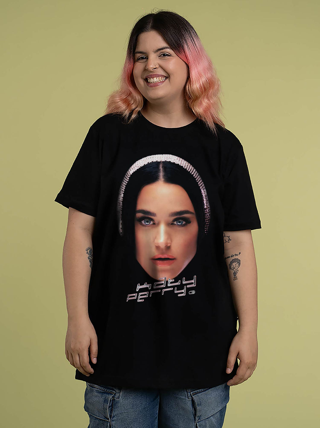 Camiseta Katy Perry 143 Face Card