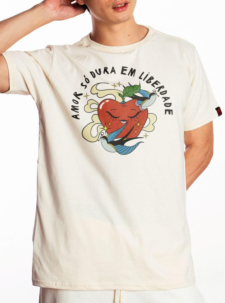Camiseta Raul Seixas A Maçã Joga Pedra Na Geni - Cápsula Shop