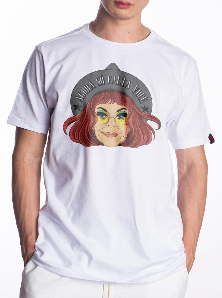 Camiseta Rita Lee Só Falta Você Joga Pedra Na Geni - Cápsula Shop