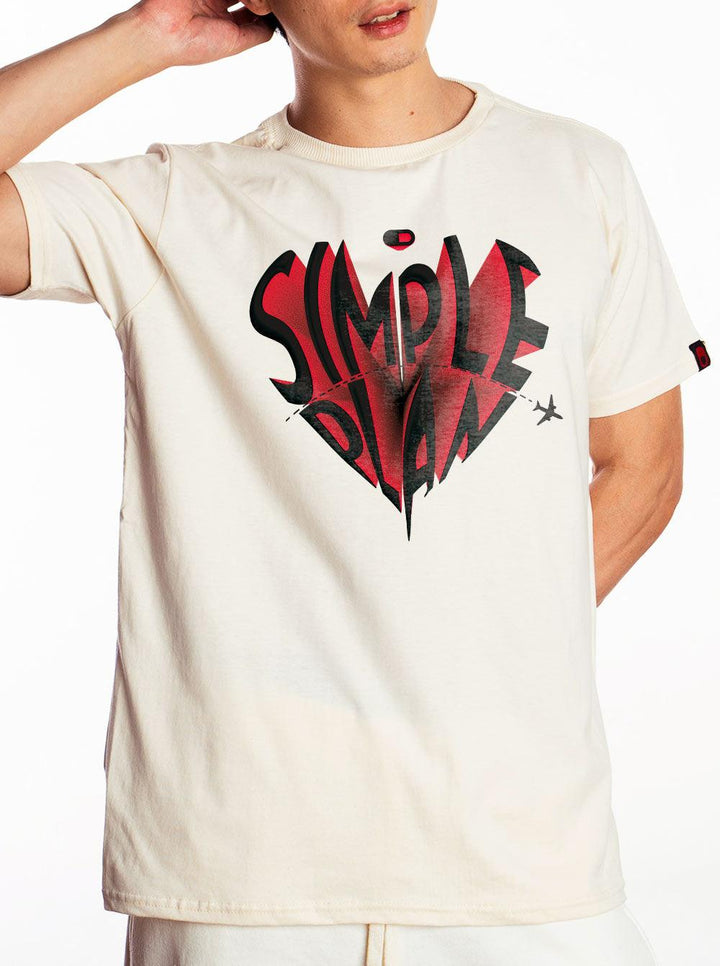 Camiseta Simple Plan Heart - Cápsula Shop