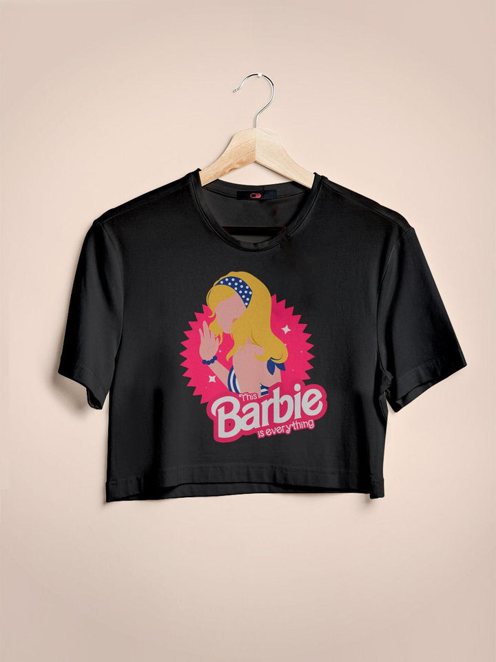 Cropped Barbie Margot Robbie Rebobina - Cápsula Shop