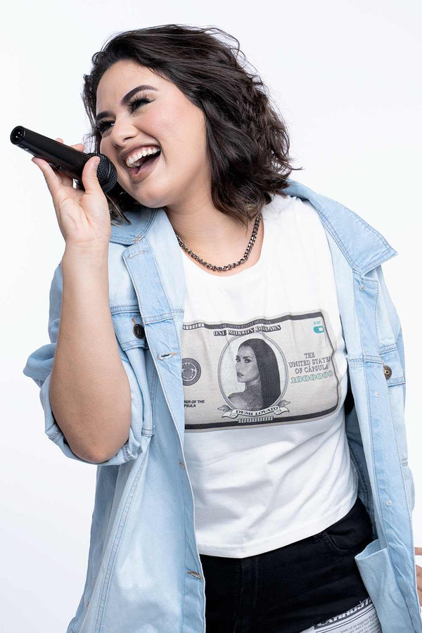 Cropped Demi Lovato One Million Dollars - Cápsula Shop