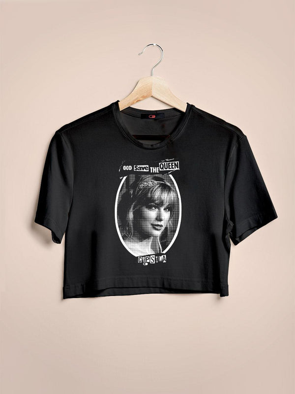 Cropped God Save The Queen Taylor Swift - Cápsula Shop