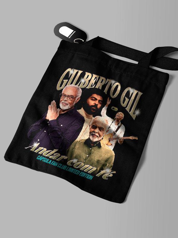 Ecobag Preta Gilberto Gil Fan Club - Cápsula Shop