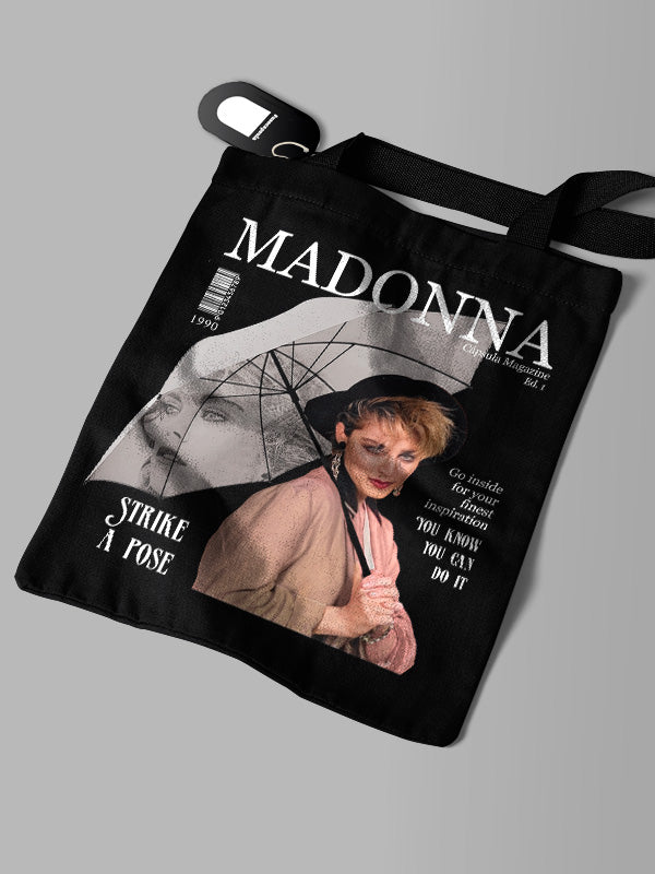 Ecobag Preta Madonna Vogue