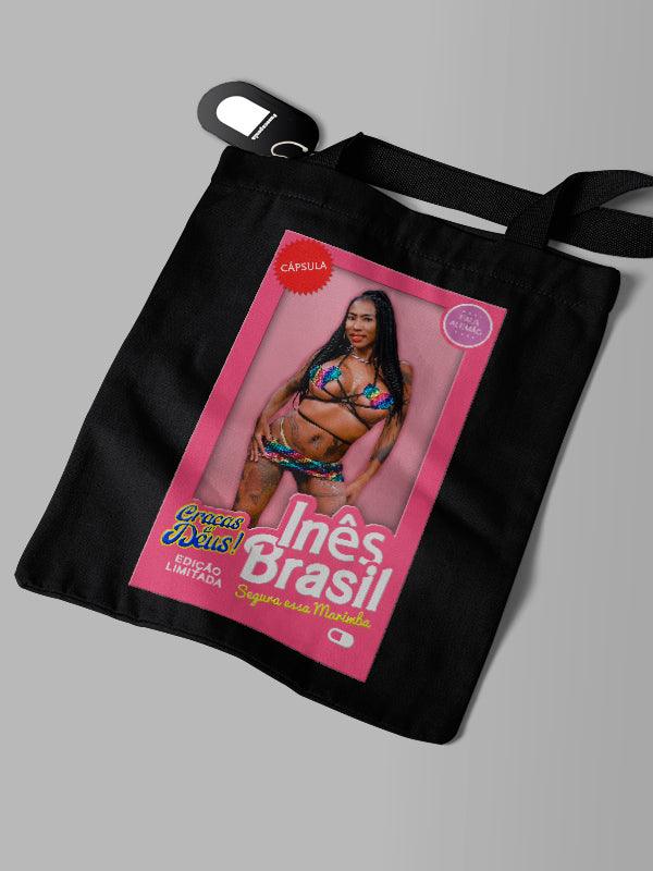 Ecobag Preta Barbie Inês Brasil - Cápsula Shop