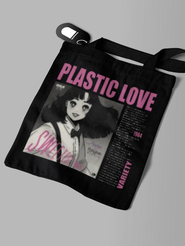 Ecobag Preta Plastic Love Mochi Moon - Cápsula Shop