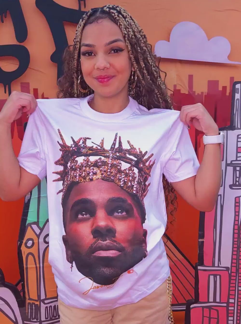 Camiseta Jason Derulo Face Card