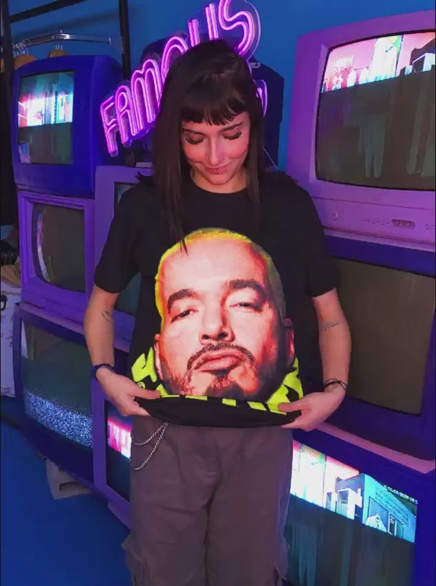 Camiseta J Balvin Face Card