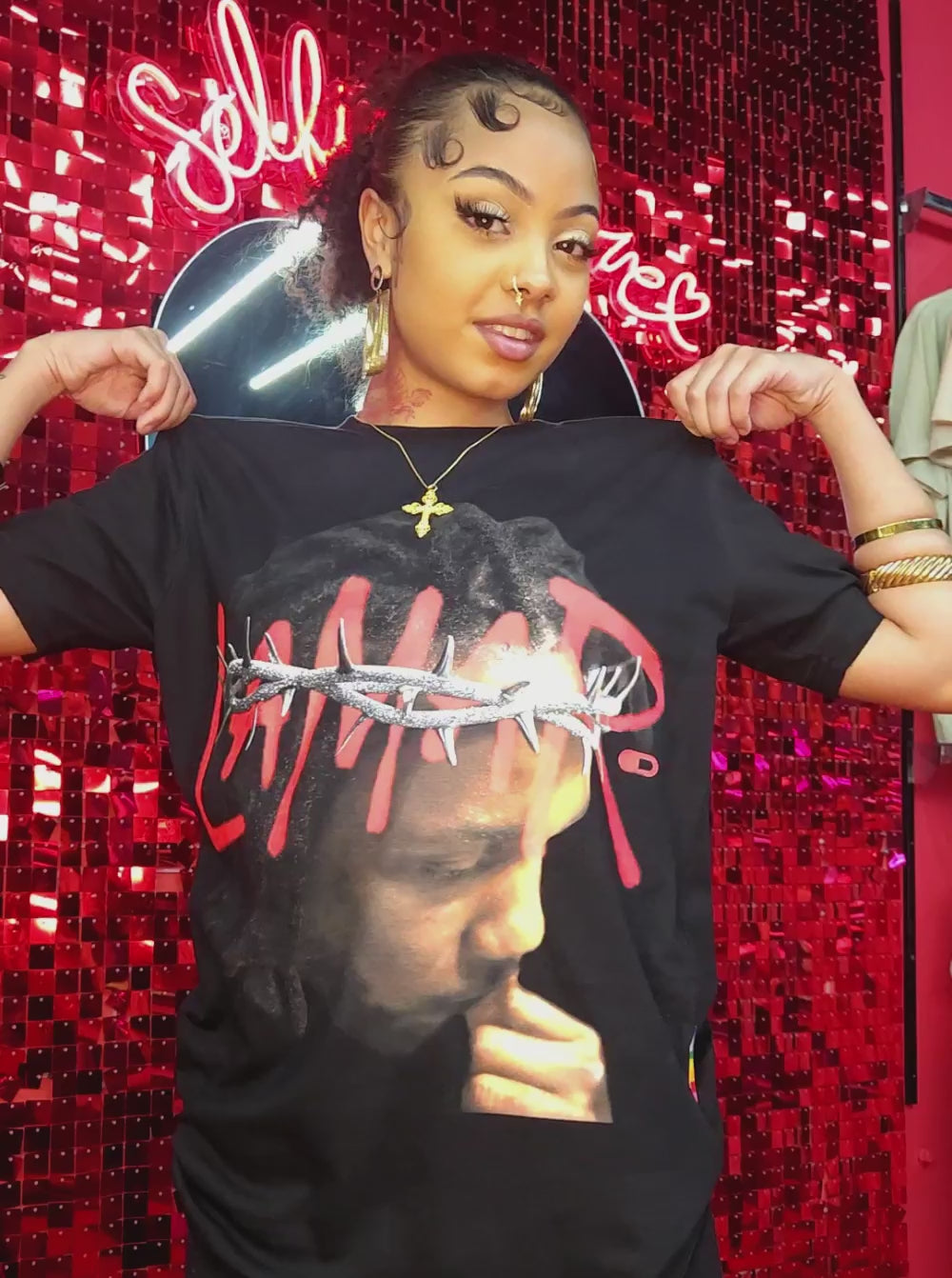 Camiseta Kendrick Lamar Face Card