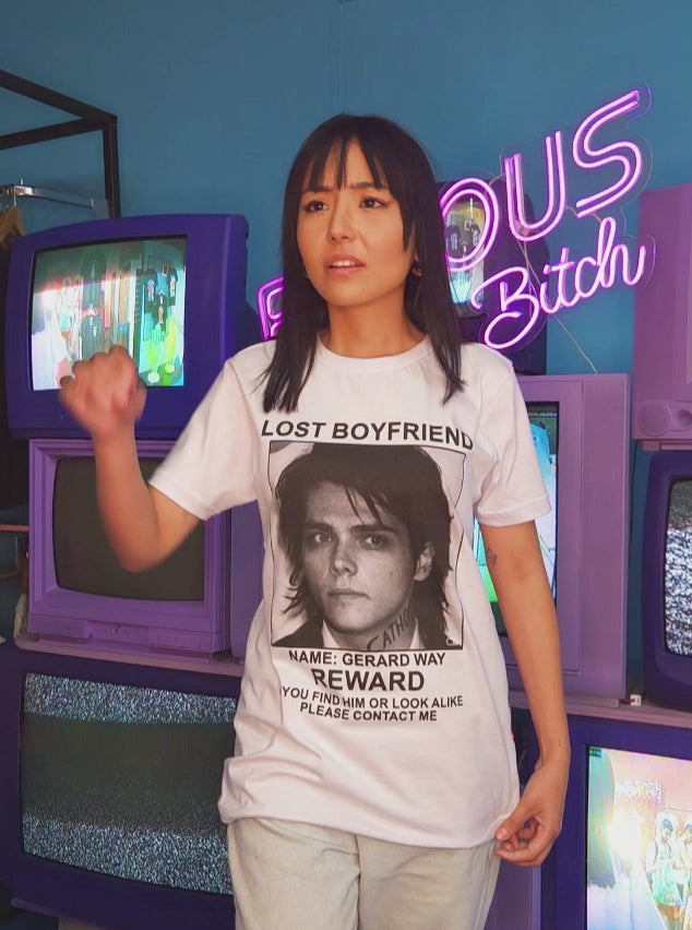 Camiseta Gerard Way Lost Boyfriend