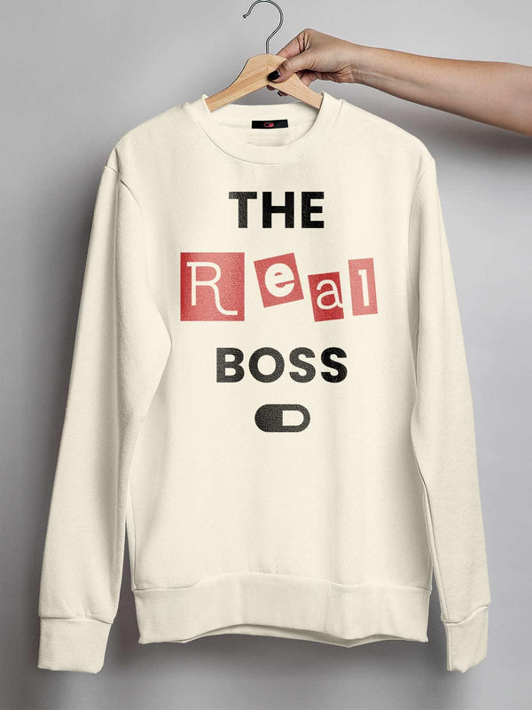 Blusa de Moletom Casal The Real Boss - Cápsula Shop