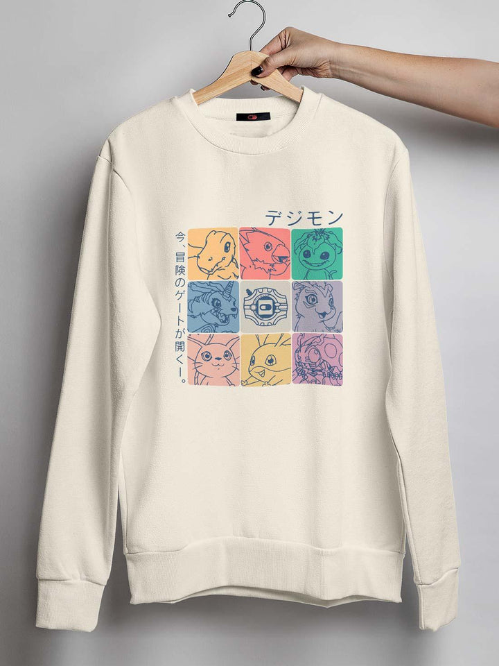 Blusa de Moletom Digimon Cores - Cápsula Shop
