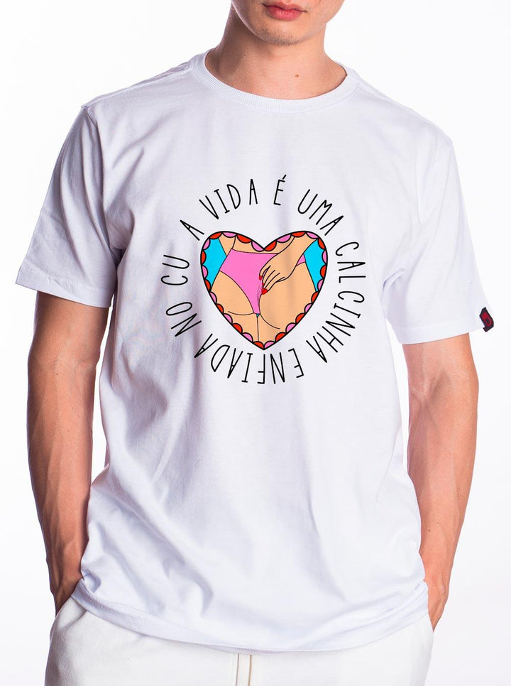 Camiseta A Vida é uma Calcinha Joga Pedra Na Geni - Cápsula Shop