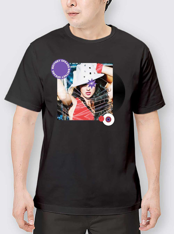 Camiseta Britney Spears Blackout Rebobina - Cápsula Shop