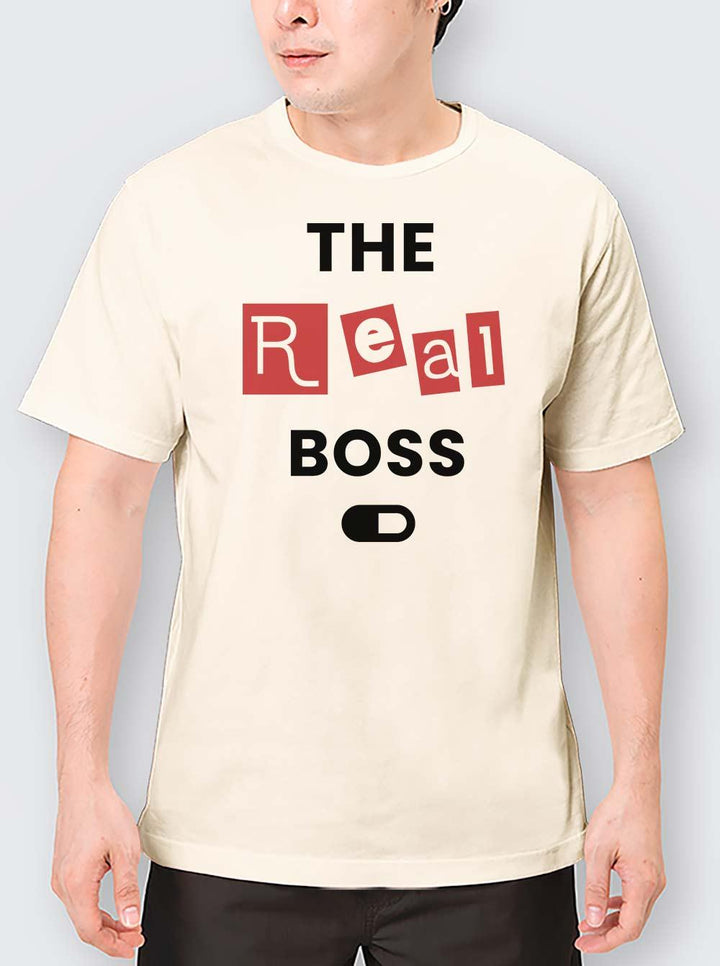 Camiseta Casal The Real Boss - Cápsula Shop