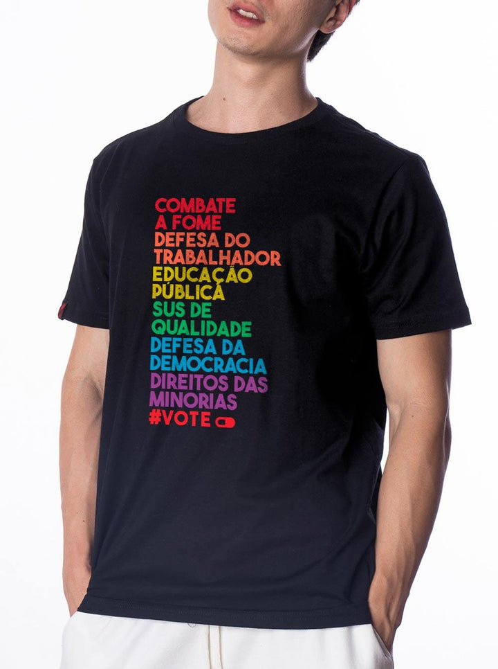 Camiseta Tabela Vote - Cápsula Shop